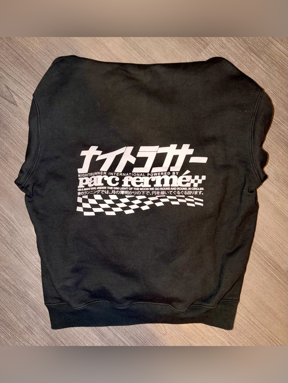DONATING SOON- PARC FERMÉ NIGHTRUNNER X PF HOODIE